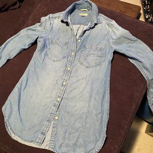 Denim Merona Button Down Long Sleeve Shirt XS